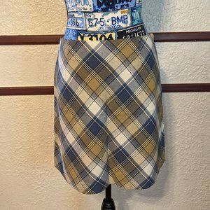 Vintage Y2K plaid skirt by ESPRIT.